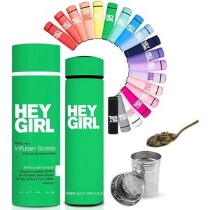 Hey Girl Tea Infuser Bottle 450ml